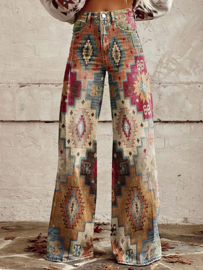 Lila | Pantalon large Vintage Boho