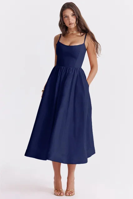 Helene - Élégante Robe Sans Bretelles