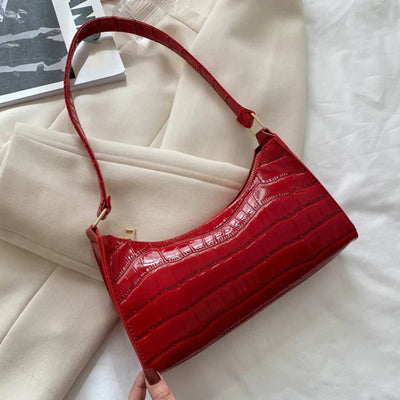 Christine - Sac en cuir brillant