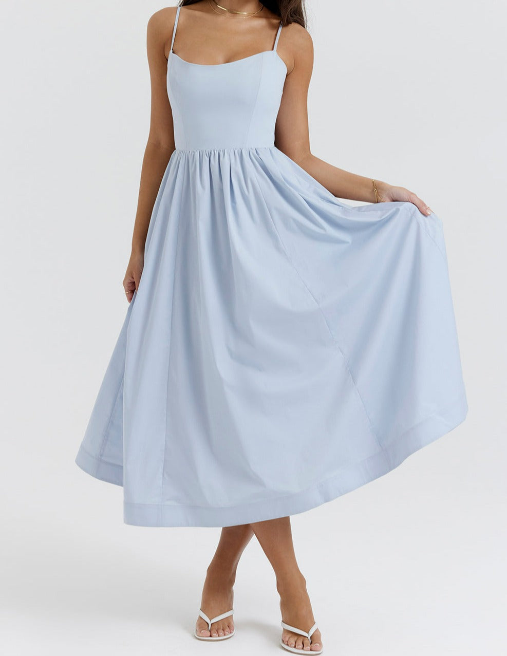 Helene - Élégante Robe Sans Bretelles