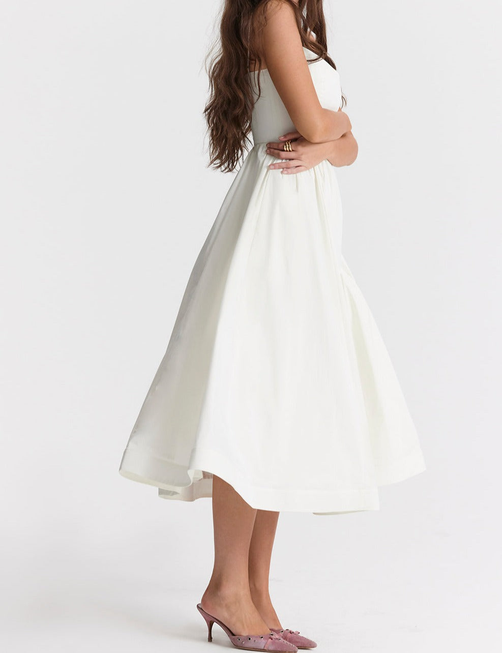 Helene - Élégante Robe Sans Bretelles