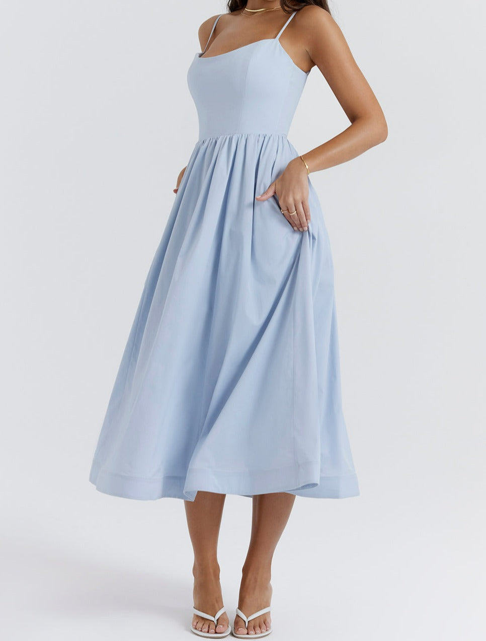 Helene - Élégante Robe Sans Bretelles