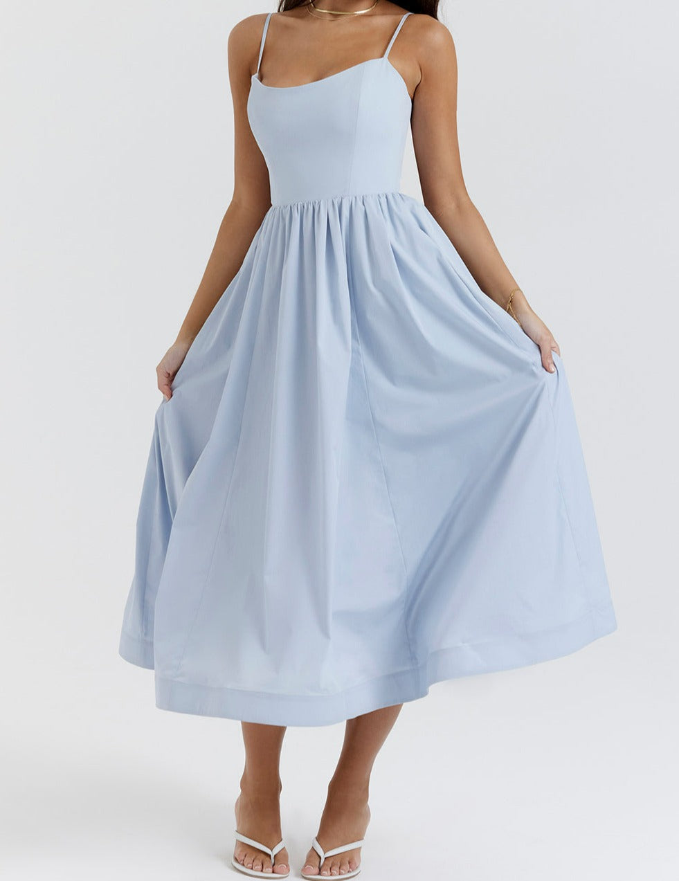 Helene - Élégante Robe Sans Bretelles