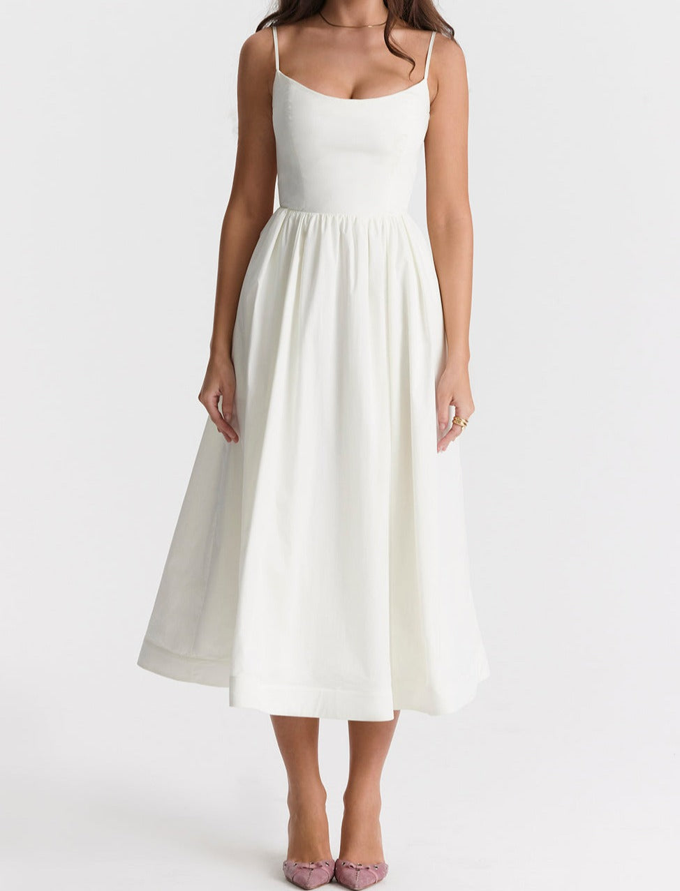 Helene - Élégante Robe Sans Bretelles
