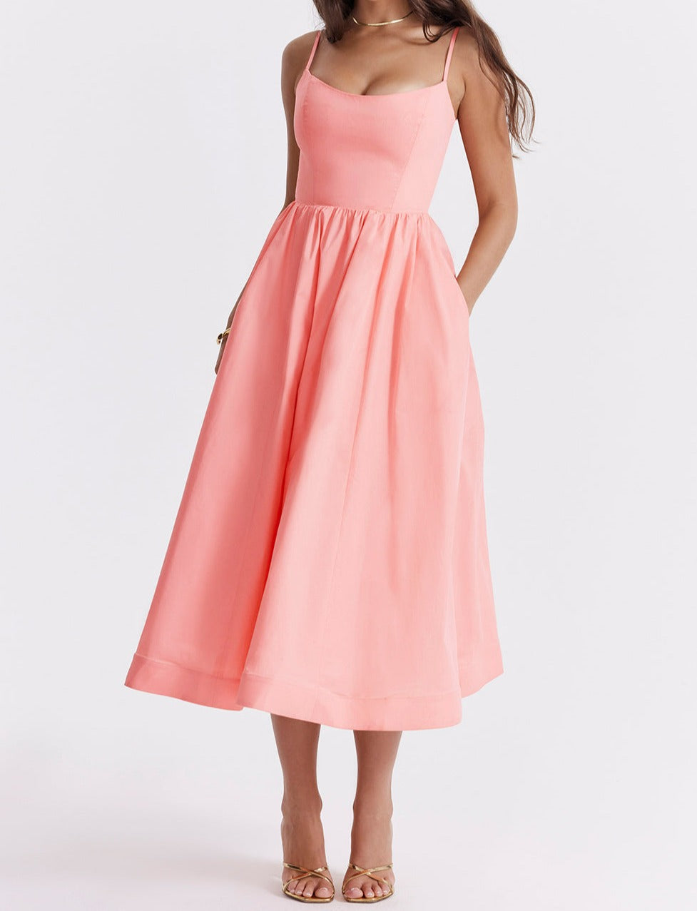 Helene - Élégante Robe Sans Bretelles